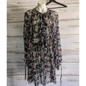 Nwt Victoria's Secret Chiffon Duster Robe M/L